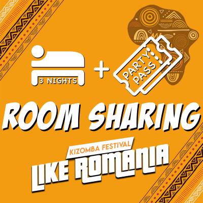 LIKE Romania -  Double Room Share with 3 Day Party Pass
